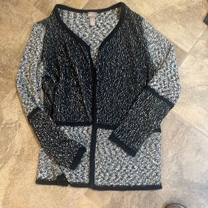 Chico black and white sweater